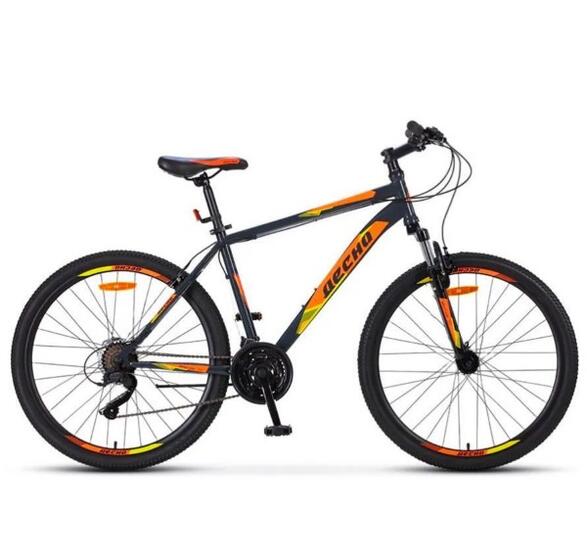 Велосипед 26" Десна-2610 V (16" Темно-серый/оранжевый), арт. V010	