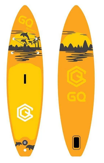 Сапборд GQ желтый 335х81х15