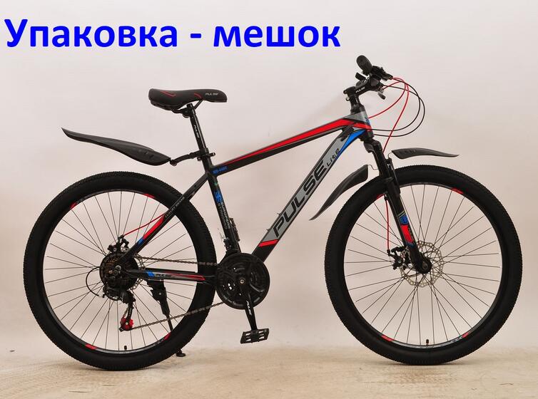 Велосипед 26 Pulse Lite MD4400 черный/синий/красный (4400-5)