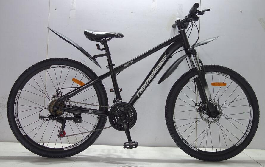 Велосипед 26 " Nameless S6300D,черный/серебристый 13,5