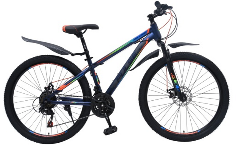 Велосипед 26 Pulse Lite MD4200 т синий/синий/оранжевый (4200-29)