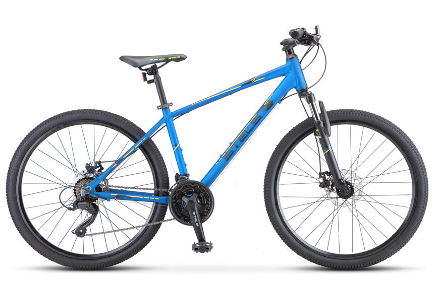 Велосипед 26" STELS Navigator-590 MD (18" синий/салатовый), арт. K010