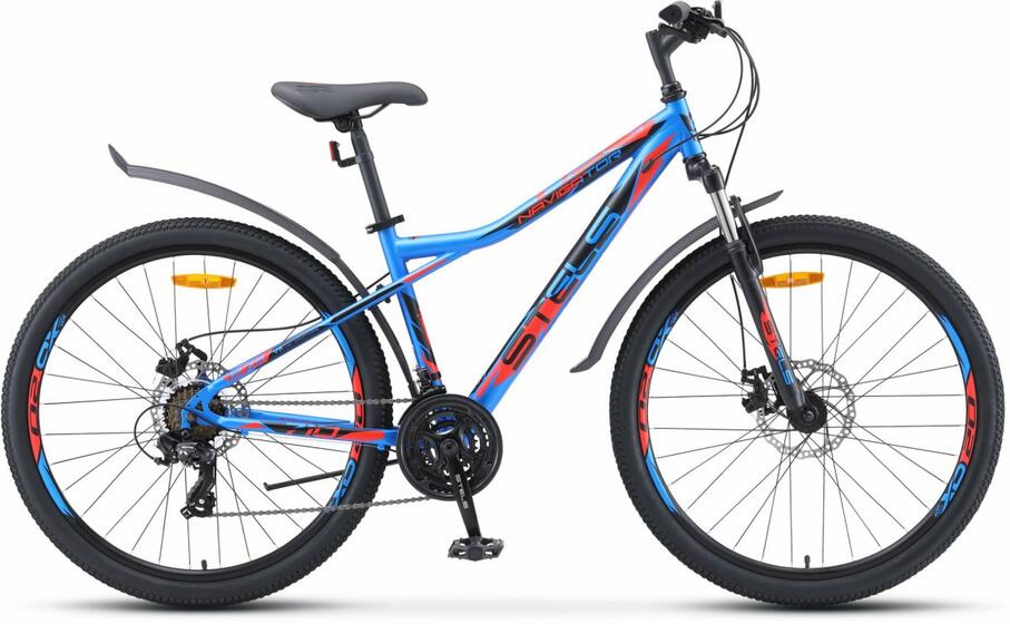 Велосипед 27.5" STELS Navigator-710 MD (16" Синий/чёрный/красный), арт. V020