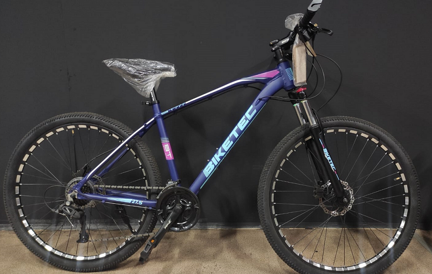 27.5" велосипед GRbike  BIKE TEC 18"  алюминиевая рама гидравлика синий 