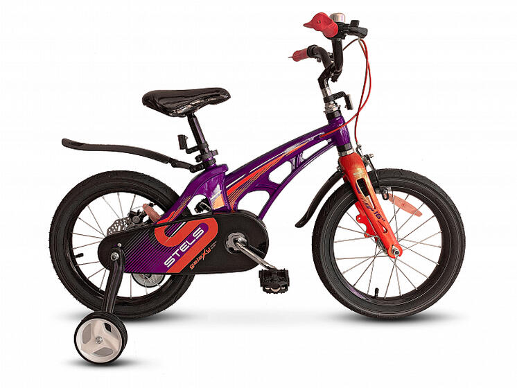 Велосипед 16" GALAXY  (" Фиолетовый/красный), арт. V010