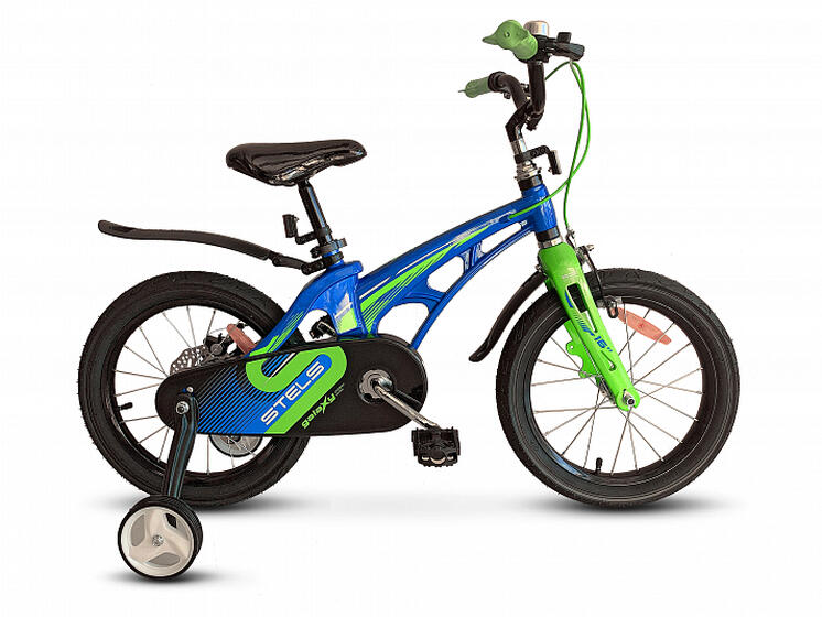 Велосипед 18" GALAXY  (10" Синий/зелёный), арт. V010