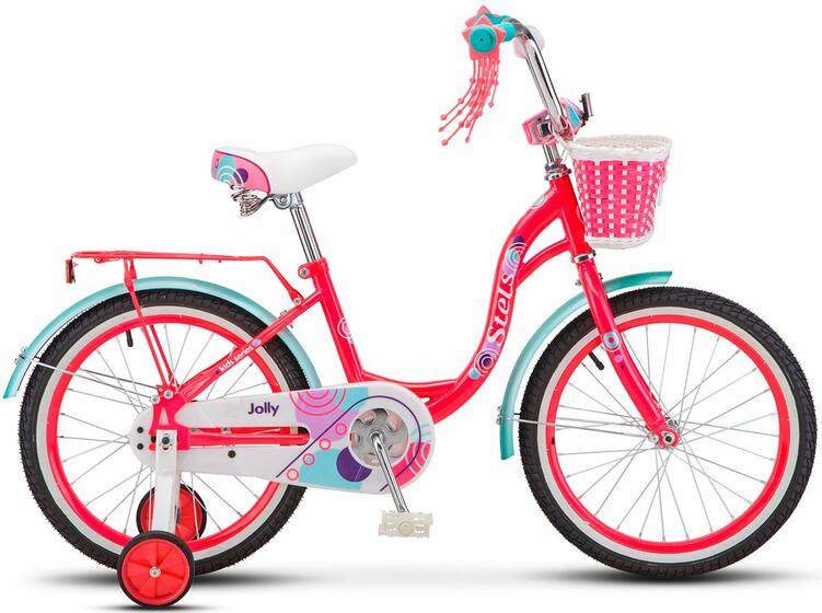 Велосипед 18" STELS Jolly (11" Розовый), арт. V010	