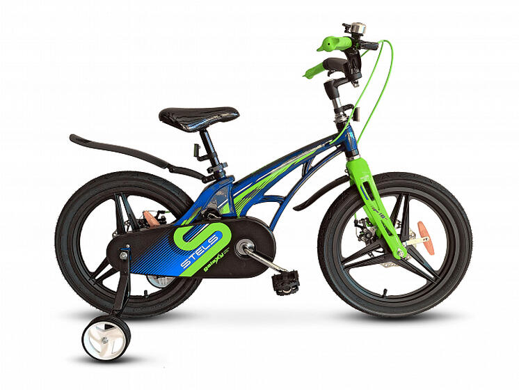 Велосипед детский велосипед STELS Galaxy Pro, размер колес 16 дюймов Синий/зелёный арт.V010	
