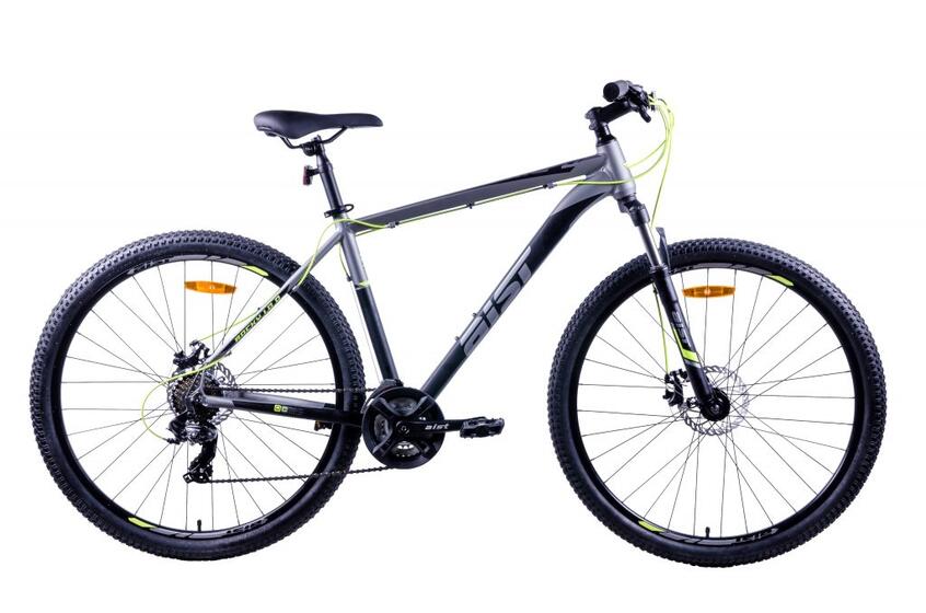 Велосипед 29"AIST Rocky 1.0 Disc (17,5) серый-черный