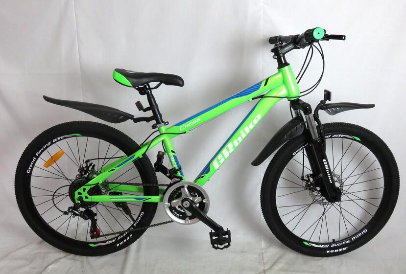 24" велосипед GRbike  Cross 13" салатовый (G24CDGR13) green, disk