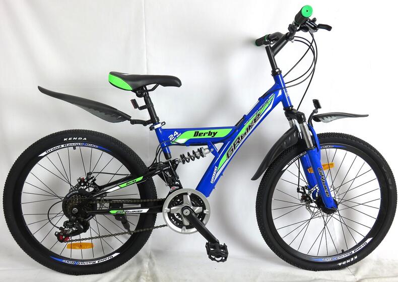 24" велосипед GRbike  Derby 14" синий (G24DDB14) blue, disk