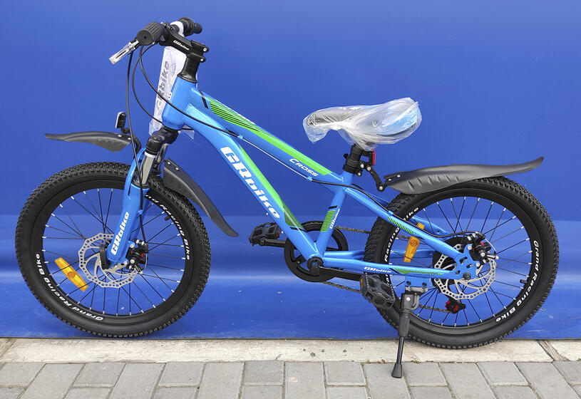 20" велосипед GRbike  Cross 10.5" голубой (G20CDBS10¶) blue sky, disc