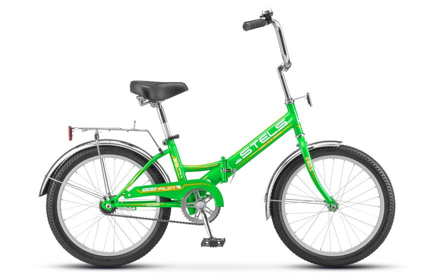 Велосипед 20" STELS Pilot-310 (13" Зелёный/жёлтый), арт. Z011