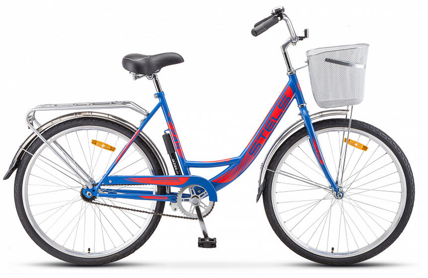 Велосипед 26" STELS Navigator-245 (19" Синий/красный), арт. Z010