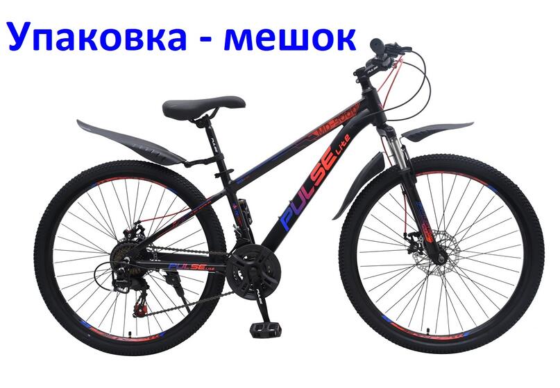 Велосипед 26 Pulse Lite MD5000 черный/синий/красный (5000-31)