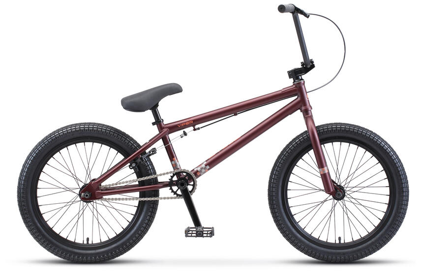 Велосипед 20" STELS Viper 21" (Тёмно-красный/коричневый) арт.V010	