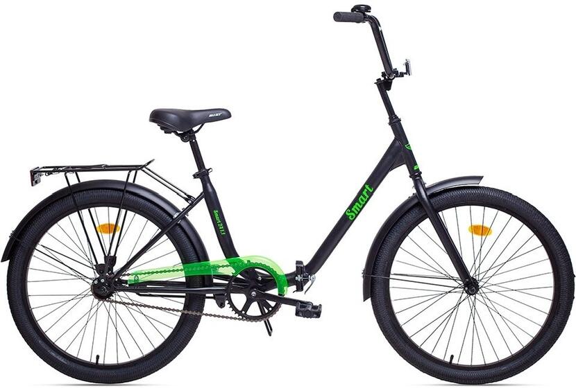 Велосипед Aist smart 24 2.1 черно-зеленый