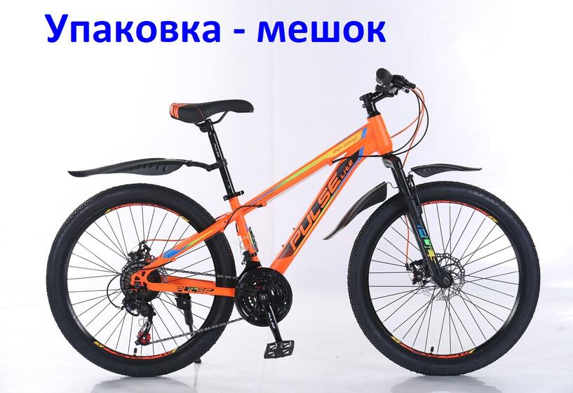 Велосипед 24 Pulse Lite MD2200 оранжевый/желтый/синий(2200-21)