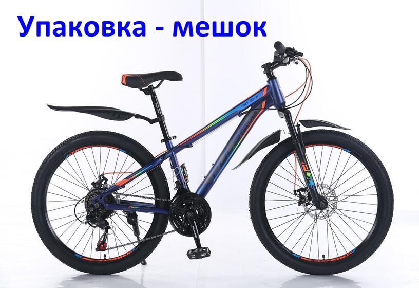 Велосипед 24 Pulse Lite MD2200 т синий/синий/оранжевый(2200-29)