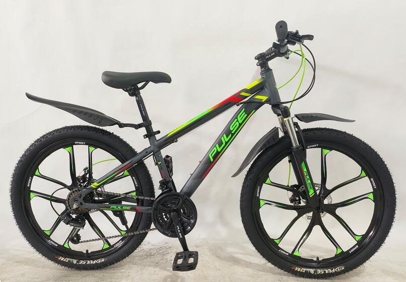 Велосипед 24 Pulse Lite MD2011L зеленый/серый/желтый(2011-19)