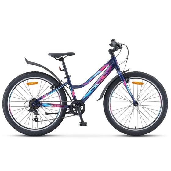 Велосипед 24" STELS Miss 4300V (14" Фиолетовый/розовый), арт. F010