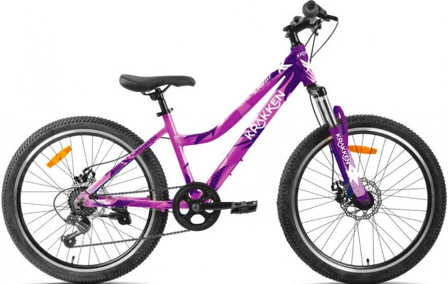 Велосипед 24"Krakken Liana(14"фиолетовый)