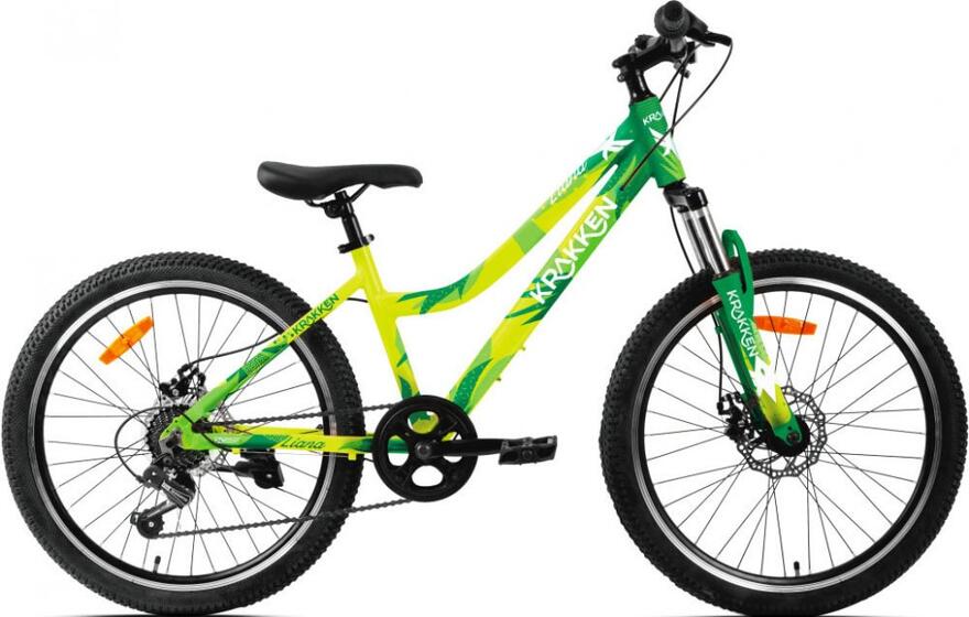 Велосипед 24"Krakken Liana(14"зеленый)