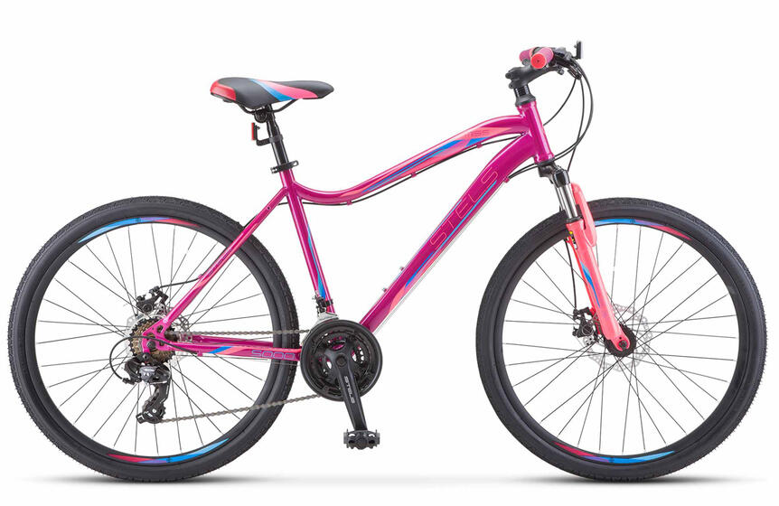 Велосипед 26" STELS Miss-5000 V 16" Фиолетовый/розовый арт.K010	