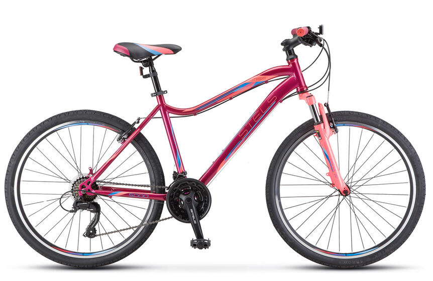 Велосипед 26" STELS Miss-5000 V (18" Вишневый/розовый), арт. V040	