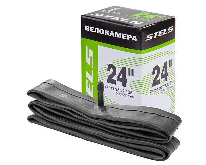 Велокамера 24"x1.95"/2.125" STELS/SEYOUN  автовентиль, в индивидуальной упаковке