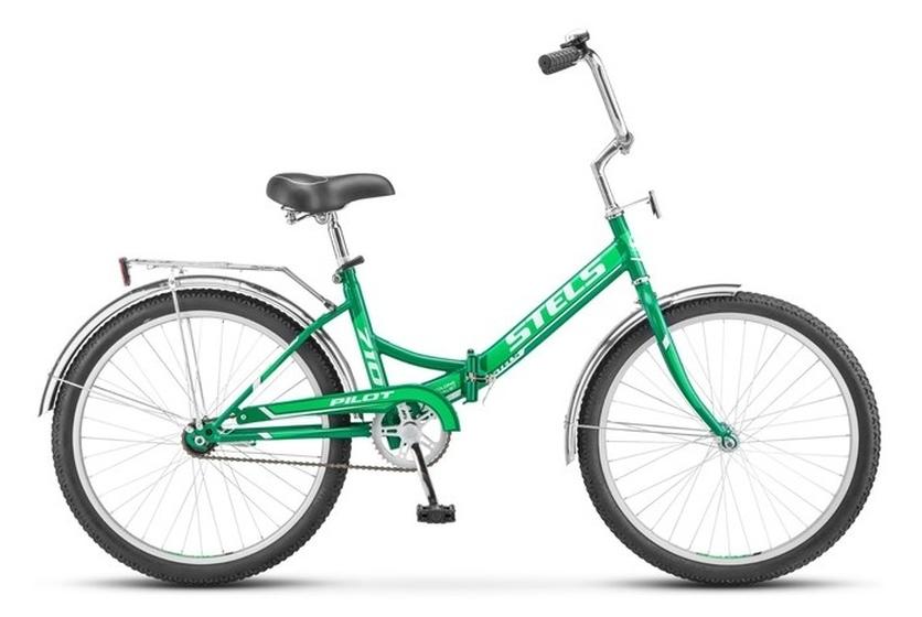 Велосипед 24" STELS Pilot-710 (16" Зелёный/жёлтый), арт. Z010