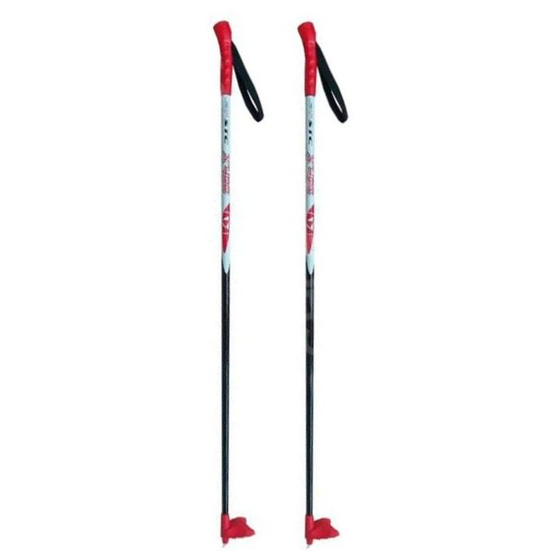 Палки лыжные STC X400 red p.105 стекловолокно 100%