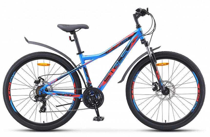 Велосипед 27.5" STELS Navigator-710 MD (18" Синий/черный/красный), арт. F010	