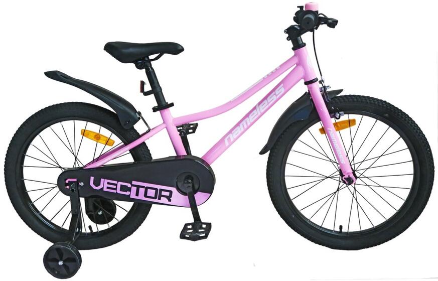 Велосипед 16" Nameless VECTOR, розовый/белый