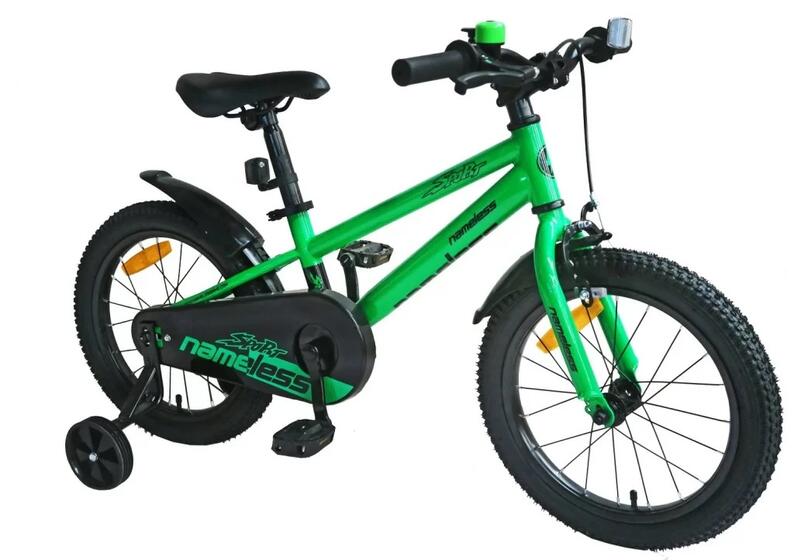 Велосипед 18" Nameless SPORT, зеленый/черный
