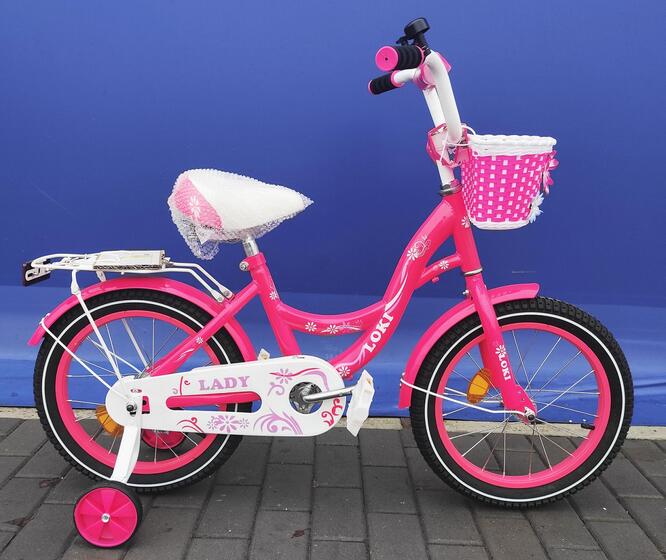 Детский велосипед 18" -LOKI LADY(N) малиновый(RED) 18LLR 