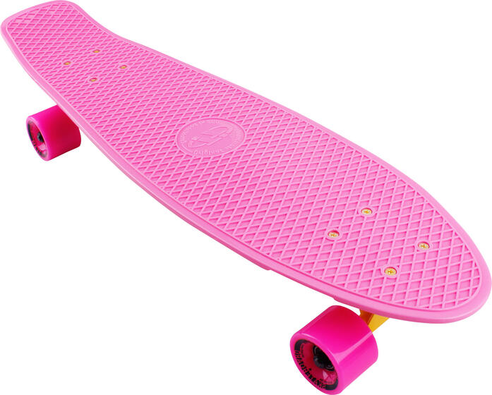Скейтборд пластиковый Classic 27 pink 1/4 TLS-402