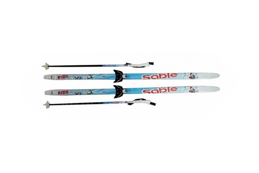 Комплект лыж. Sable Kids Blue Blue крепл.75 мм 100 step